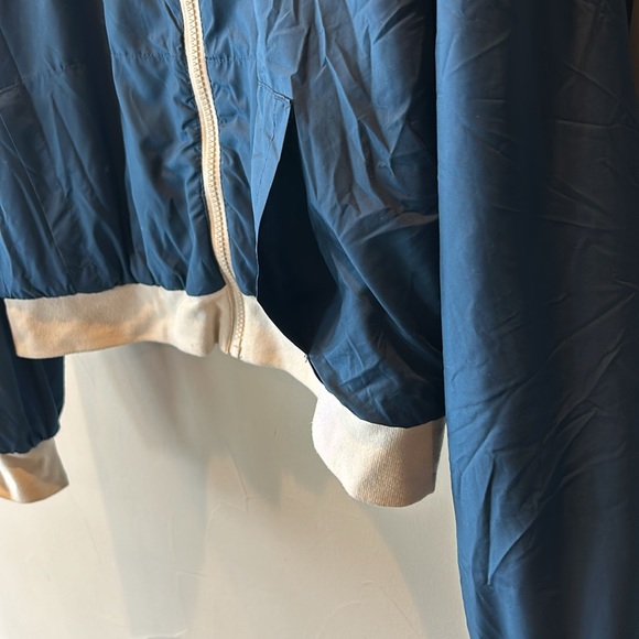 FABLETICS reversible blue and cream Sherpa jacket size Large - Picture 6 of 10